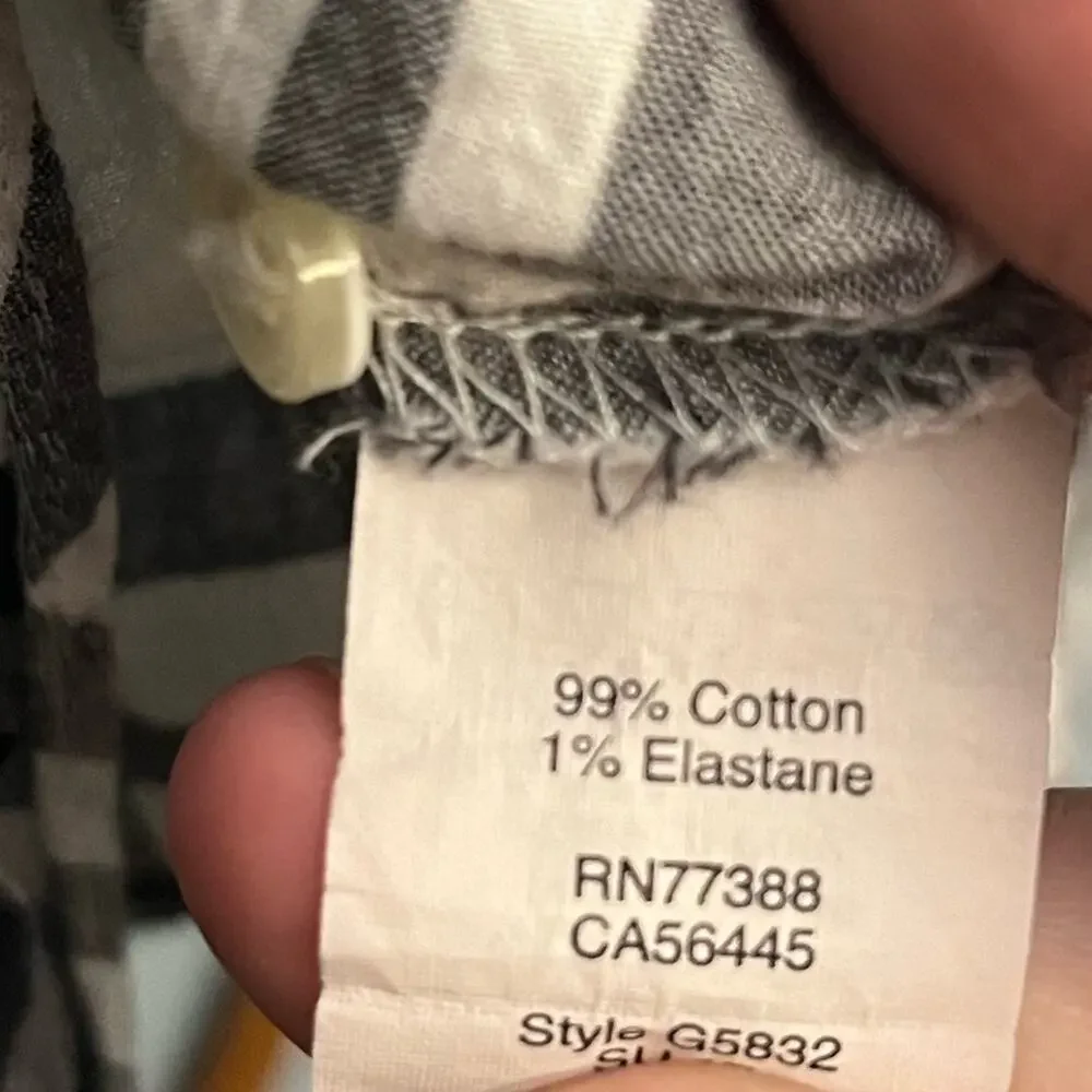 J. Crew Cropped Button Down Shirt